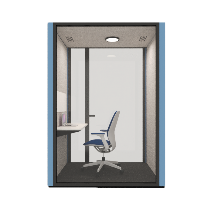 B.Quiet Working Acoustic Pod – Custom Colours – example custom finish