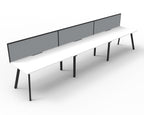 Eternity 3 Person Single Sided Workstation - Framed Screen - hover image