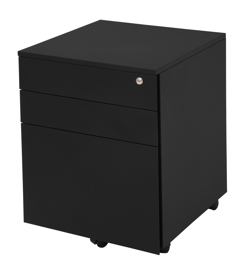 GO Steel 3 Drawer Mobile Pedestal