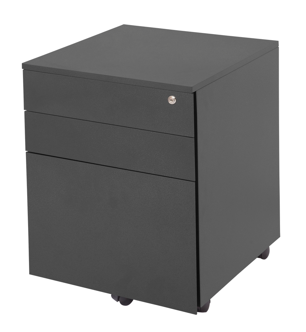 GO Steel 3 Drawer Mobile Pedestal - colour or drawer option