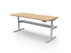 Halo+ Electric Height Adjustable Single Sided Workstation - Framed Screen Options - configuration image