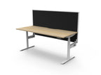 Halo+ Electric Height Adjustable Single Sided Workstation - Framed Screen Options - configuration image