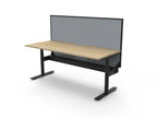 Halo+ Electric Height Adjustable Single Sided Workstation - Framed Screen Options - configuration image