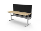 Halo+ Electric Height Adjustable Single Sided Workstation - Framed Screen Options - configuration image