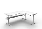 Halo+ Electric Height Adjustable Corner Workstation - Framed Screen Options - configuration image