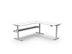 Halo+ Electric Height Adjustable Corner Workstation - Framed Screen Options - configuration image