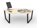 Motion Loop 60° Table - alternate view or finish; optional furnishings may be shown