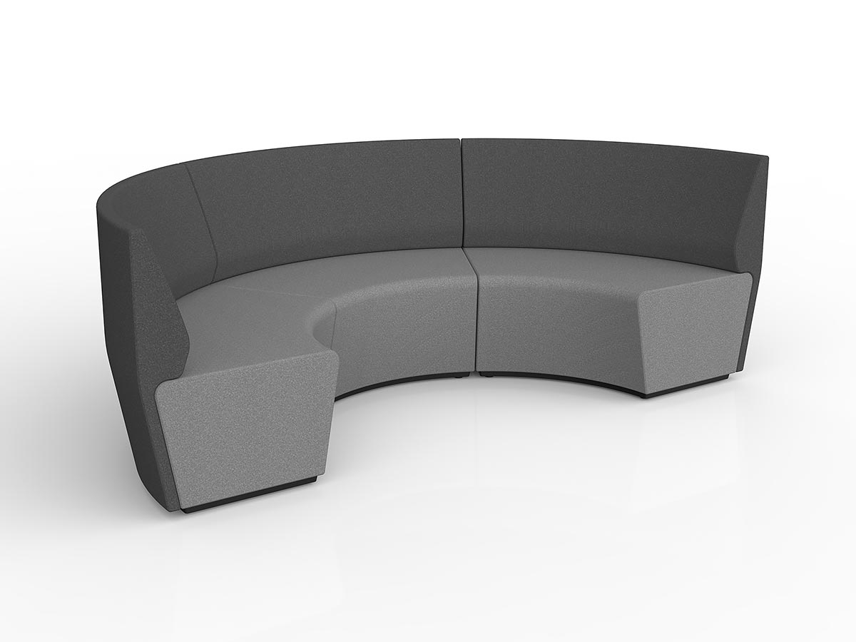 Motion Arc 3 Charcoal/Stone - alternate view or finish; optional furnishings may be shown