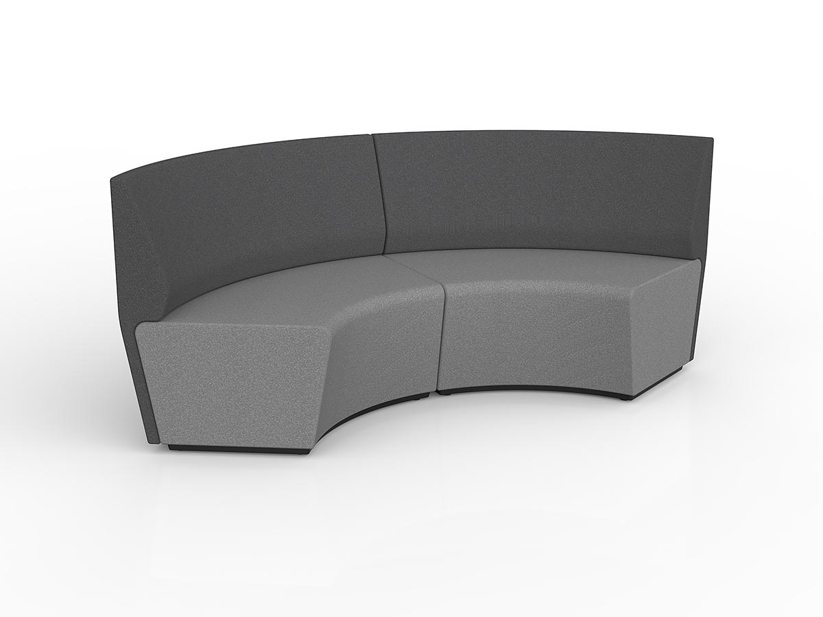 Motion Arc 2 Charcoal/Stone - alternate view or finish; optional furnishings may be shown