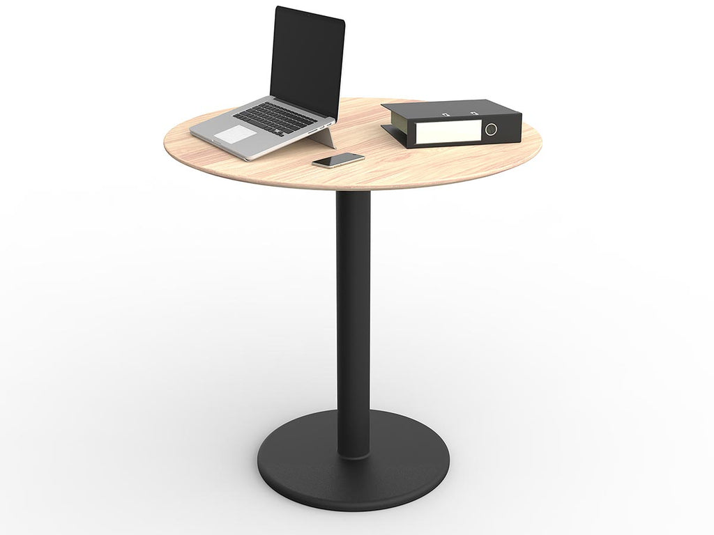 Motion Round Table - 1050mm High - alternate view or finish; optional furnishings may be shown