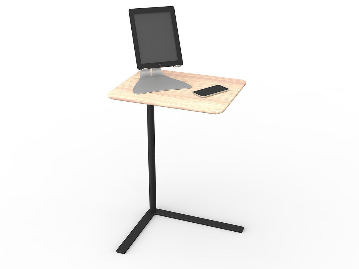 Motion Tablet Table - alternate view or finish; optional furnishings may be shown