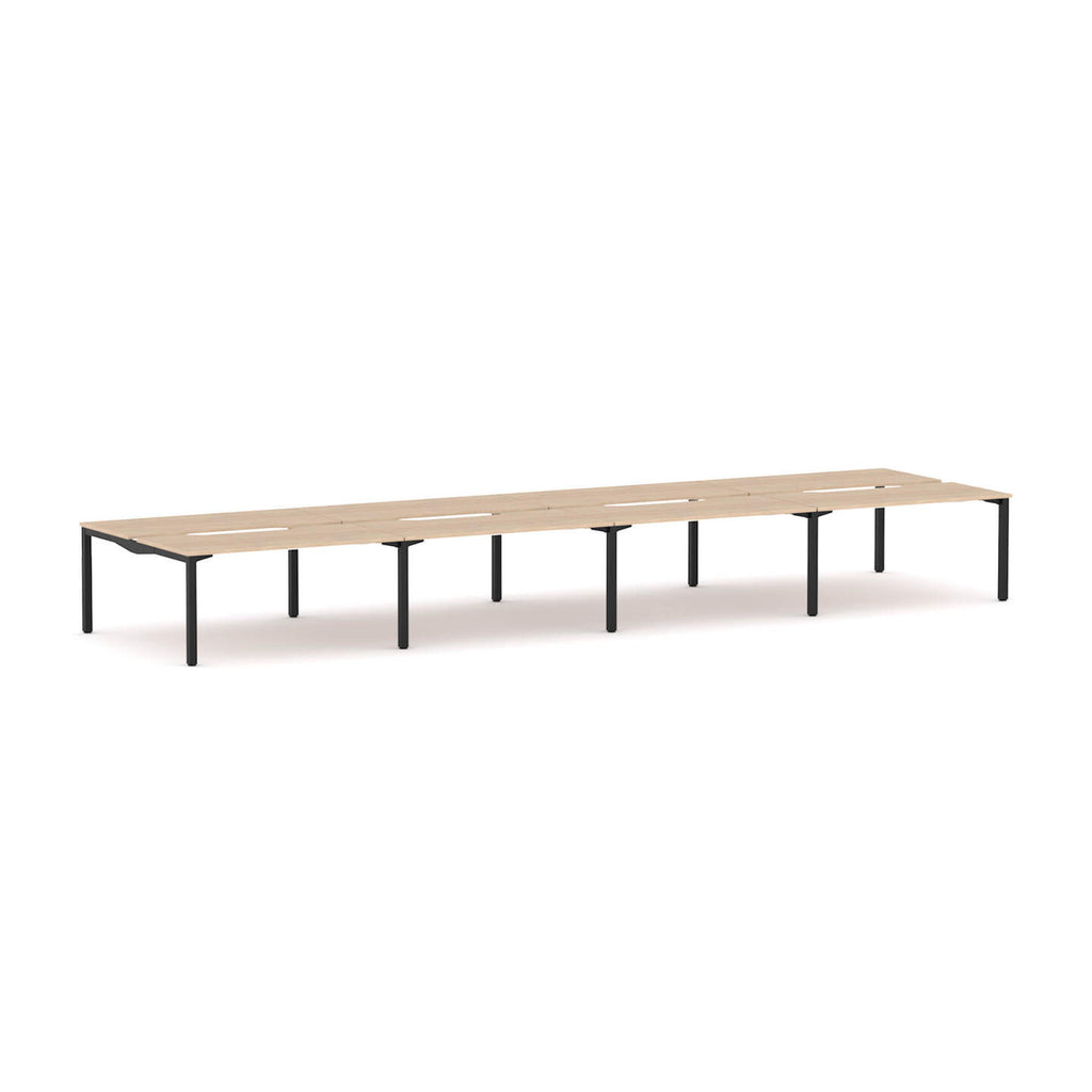 Axis Stretch 8-User Double-Sided Workstation - alternate view, size or finish; optional items may be shown
