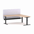 Klass Fixed 90° Workstation with AcoustiQ Screen - product image