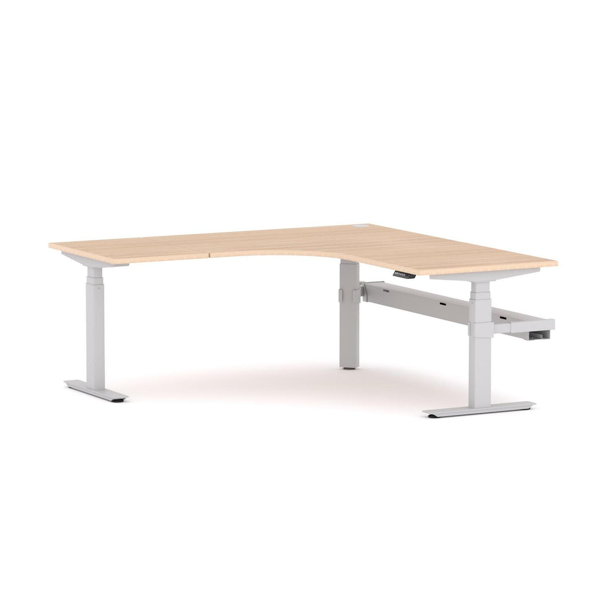 AgileMotion+ 3C/2M Electric Rectangle 90° Workstation - alternate view, size or finish; optional items may be shown
