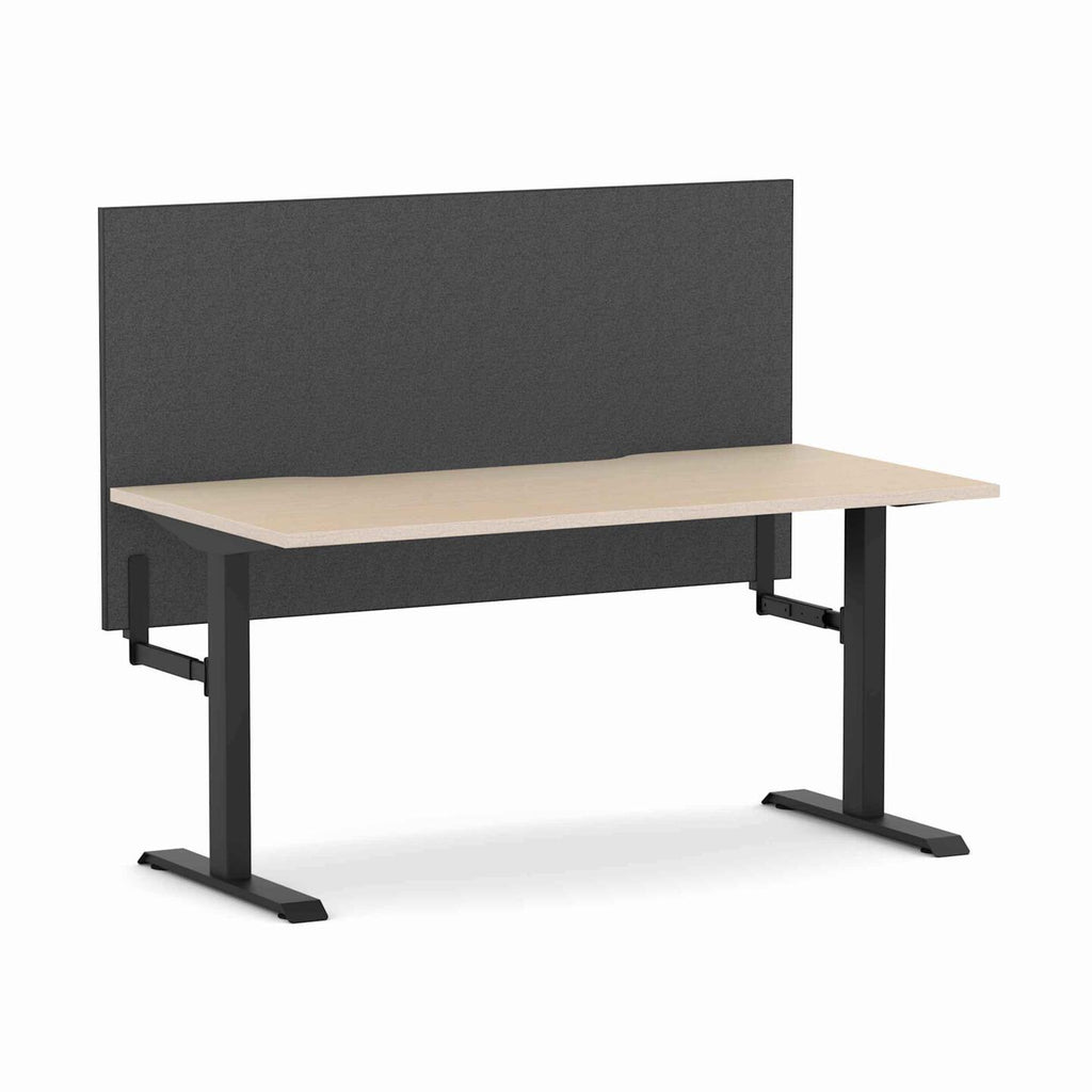 Klass Fixed Single Workstation with Edge25 Screen - alternate view, size or finish; optional items may be shown