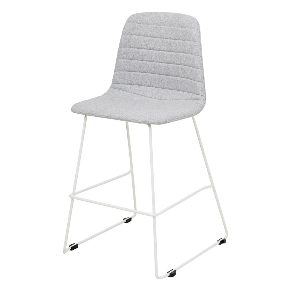 Sofia Kitchen Stool — White, Sunday, Greymist #204