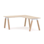 Plantation Single Workstation with Return - alternate view, size or finish; optional items may be shown