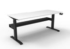 Boost Crank Manual Height Adjustable Single Sided Workstation - Framed Screen Options - configuration image