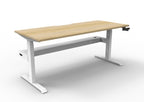 Boost Crank Manual Height Adjustable Single Sided Workstation - Framed Screen Options - configuration image