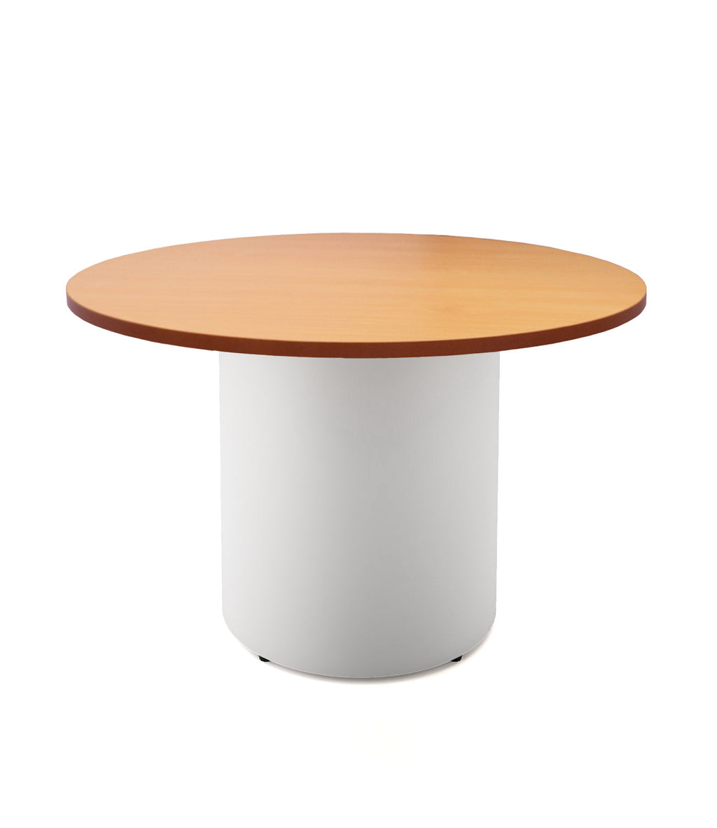 Drum Base Round Meeting Table