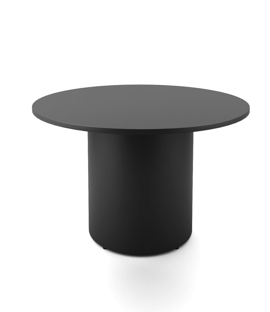 Drum Base Round Meeting Table