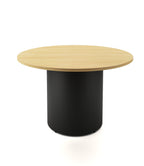 Drum Base Round Meeting Table