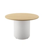 Drum Base Round Meeting Table