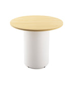 Drum Base Round Meeting Table