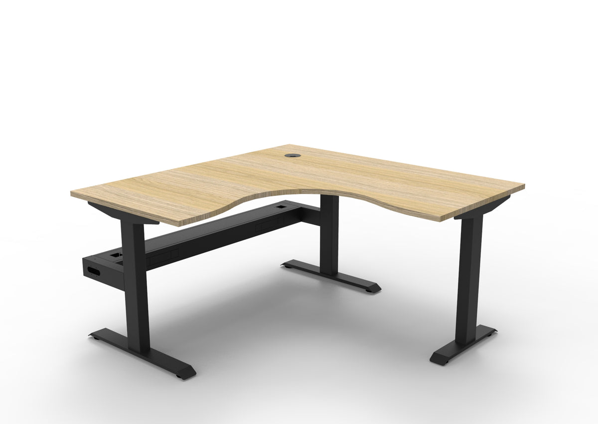Boost Static Corner Workstation - Framed Screen Options - configuration image