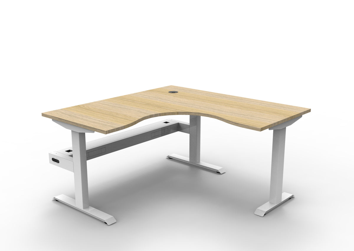 Boost Static Corner Workstation - Framed Screen Options - configuration image