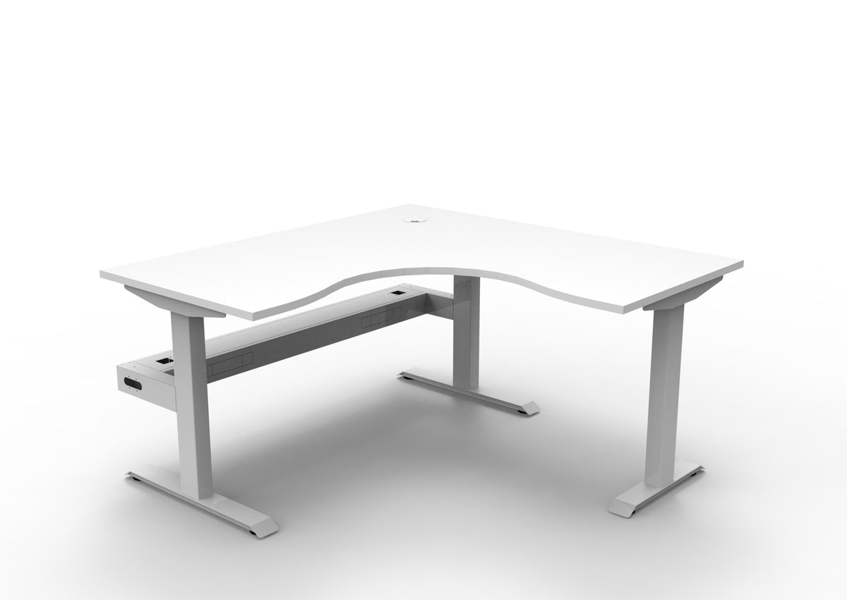 Boost Static Corner Workstation - Framed Screen Options - configuration image