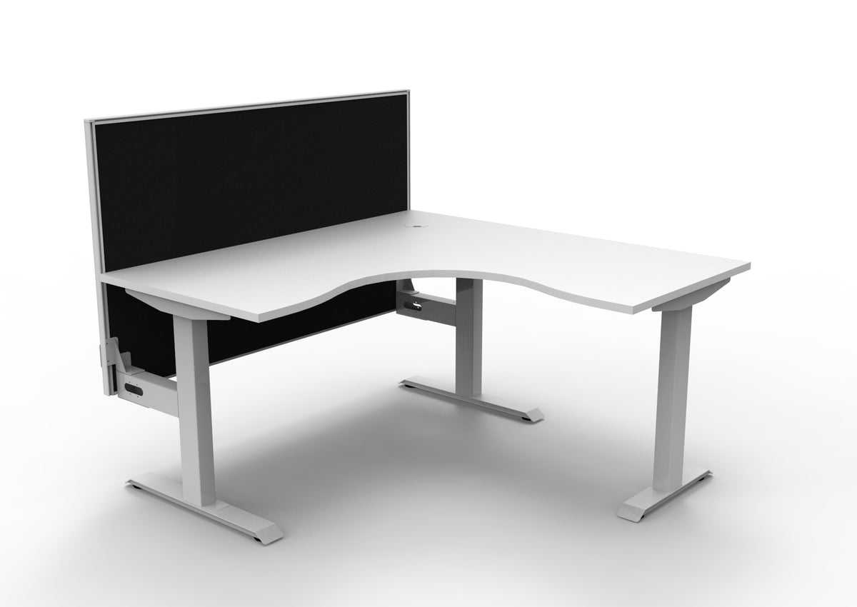 Boost Static Corner Workstation - Framed Screen Options - configuration image