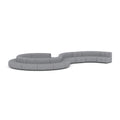 Grove Sofa Configuration 16 — Spotted Grey Wool