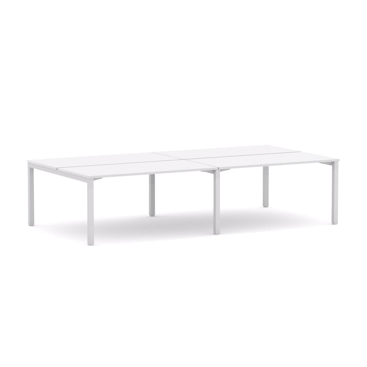 Axis 4-User Double-Sided Workstation - alternate view, size or finish; optional items may be shown