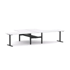 Agile Fixed Round 2-Person 90° Workstation - alternate view, size or finish; optional items may be shown