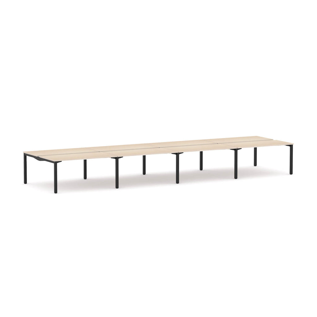 Axis Stretch 8-User Double-Sided Workstation - alternate view, size or finish; optional items may be shown