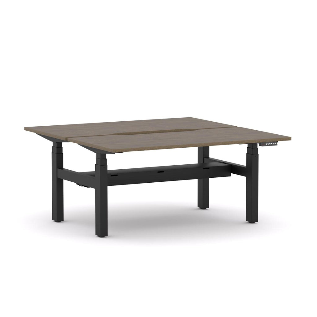 AgileMotion+ 3C/2M Electric Rectangle 2-Person DSD Workstation - alternate view, size or finish; optional items may be shown