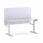 Klass 3C/2M Electric Single Workstation with AcoustiQ Screen - alternate view, size or finish; optional items may be shown
