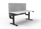 Boost Crank Manual Height Adjustable Single Sided Workstation - Eco Panel Screen - configuration image