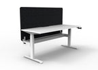 Boost Crank Manual Height Adjustable Single Sided Workstation - Eco Panel Screen - configuration image