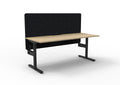Halo Static Single Sided Workstation - Eco Panel Screen