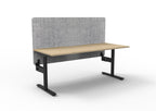 Halo Static Single Sided Workstation - Eco Panel Screen - configuration image
