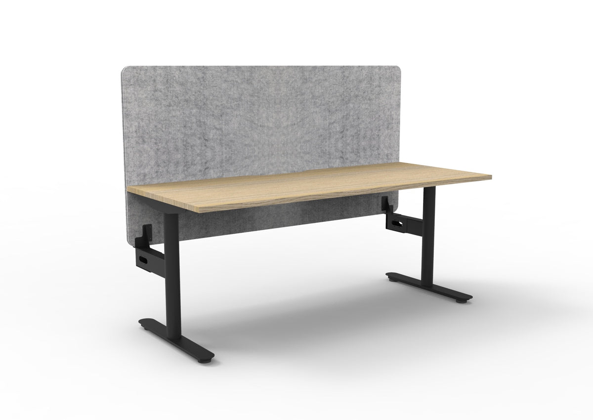 Halo Static Single Sided Workstation - Eco Panel Screen - configuration image