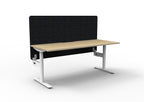 Halo Static Single Sided Workstation - Eco Panel Screen - configuration image