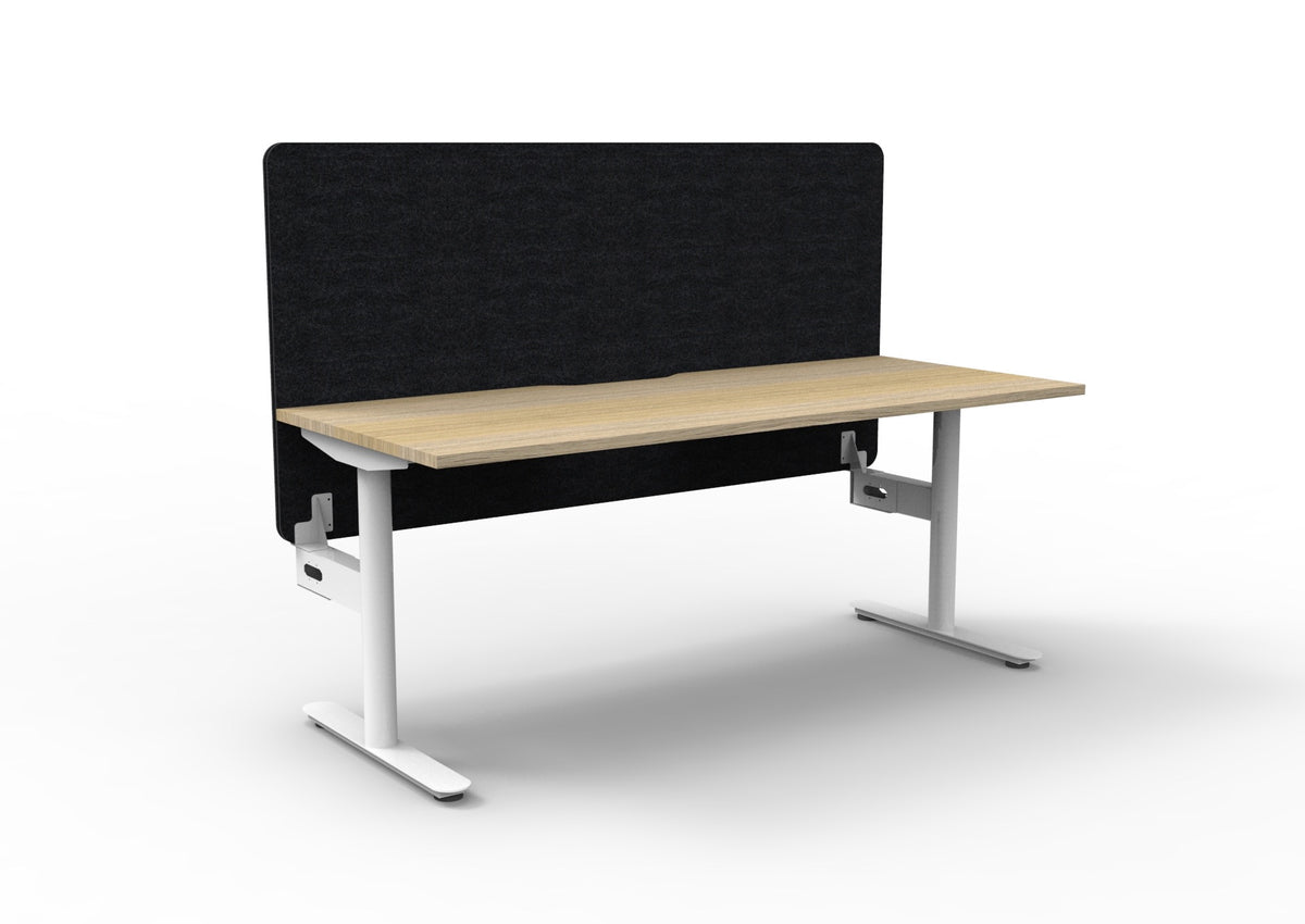 Halo Static Single Sided Workstation - Eco Panel Screen - configuration image