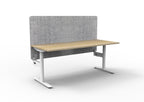 Halo Static Single Sided Workstation - Eco Panel Screen - configuration image