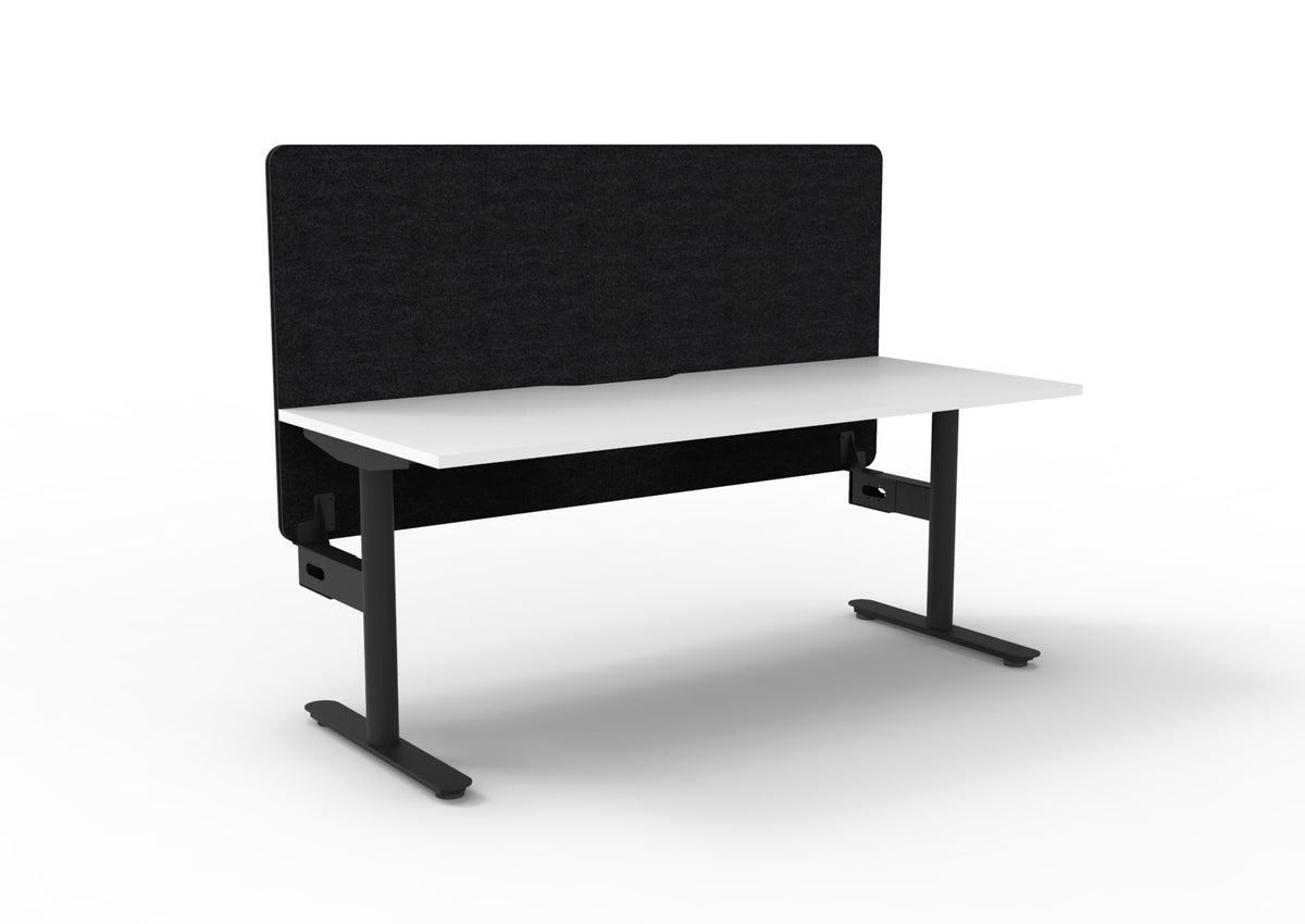 Halo Static Single Sided Workstation - Eco Panel Screen - configuration image