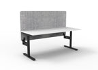 Halo Static Single Sided Workstation - Eco Panel Screen - configuration image
