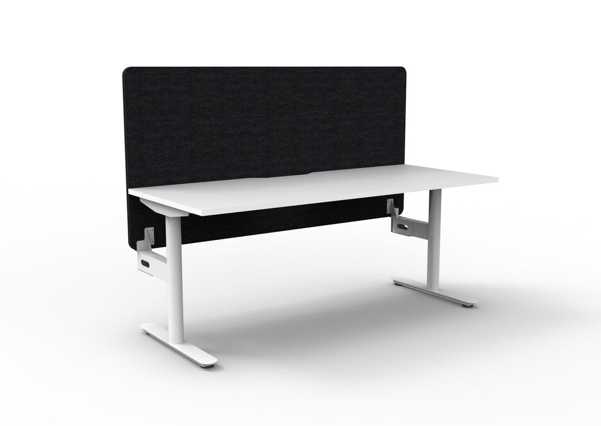 Halo Static Single Sided Workstation - Eco Panel Screen - configuration image