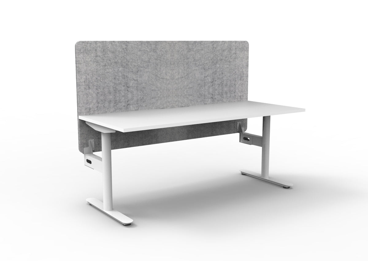 Halo Static Single Sided Workstation - Eco Panel Screen - configuration image